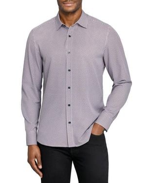 Con.struct Geo Woven Long Sleeve Basic - Purple