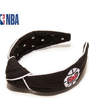 Lele Sadoughi Nba La Clippers Embroidered Headband - Black