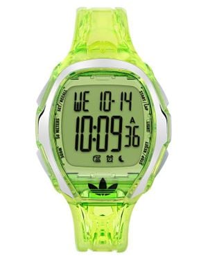 adidas Ao Fashion Chronograph Silicone Strap Watch, 45Mm - Green