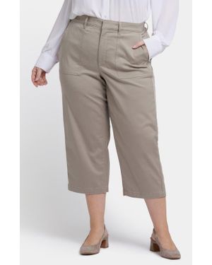 NYDJ Crop Utility Pants - Gray