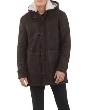 Gorski Genuine Shearling Parka - Black