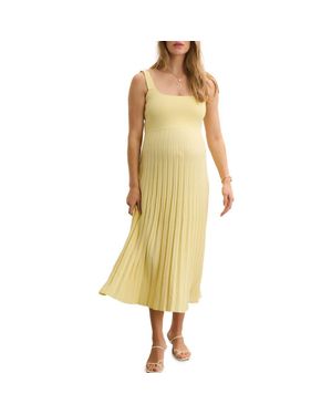 Hatch Collection The Maisie Maternity Dress - Yellow