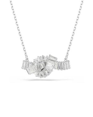 Swarovski Matrix Knot Pendant Necklace - Multicolor