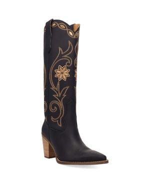 Dingo Miss Daisy Knee High Western Boot - Black