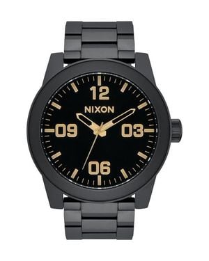 Nixon The Corporal Bracelet Watch, 48Mm - Black