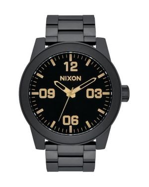 Nixon The Corporal Bracelet Watch, 48Mm - Black