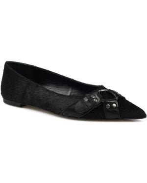 Zigi Hilo Pointed Toe Flat - Black