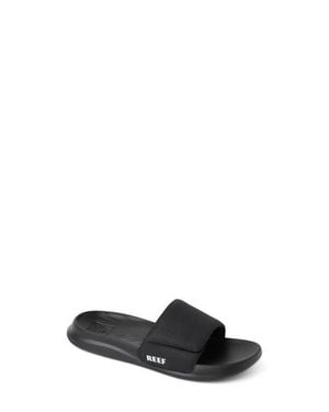 Reef Kids' Salty Slide Sandal - Black