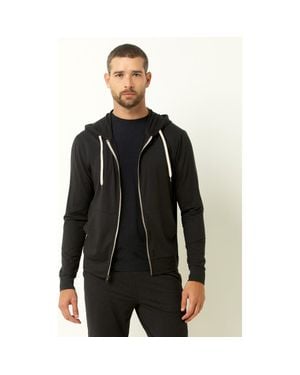 Single Stitch Everyday Full Zip Hoodie - Black