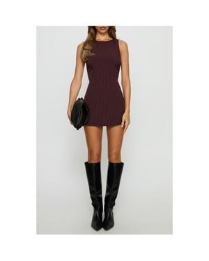 Princess Polly Yumiko Pinstripe Sleeveless Skirted Romper - Multicolor