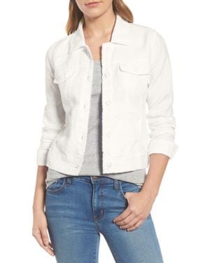 Tommy Bahama Two Palms Linen Raw Edge Jacket - White