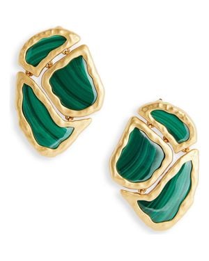 Zimmermann Byron Malachite Earrings - Blue