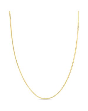 Bony Levy 14K 1Mm Herringbone Chain Necklace - Metallic
