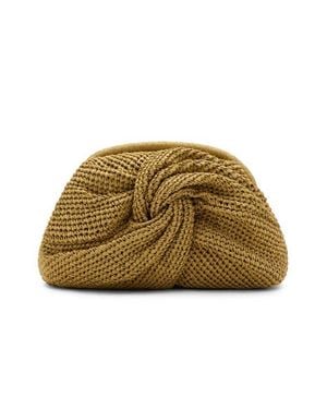 Mango Natural Fiber Frame Clutch