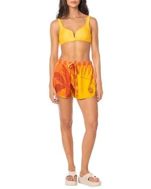 Maaji Instintc Print Ryto Cover-Up Shorts - Orange