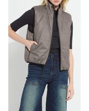 Lyssé Rowyn Reversible Puffer Vest - Black