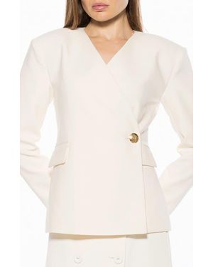 Alexia Admor Alira Wrap Blazer - White