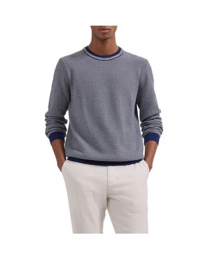 Bugatchi Jacquard Knit Sweater - Gray