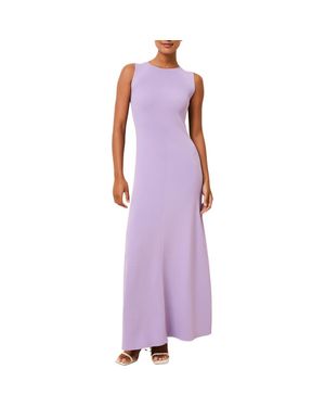 Solid & Striped The Lucerne Rib Sleeveless Dress - Purple