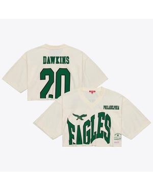 Mitchell & Ness Brian Dawkins Philadelphia Eagles Retired Player Cropped Fashion Jersey - Green