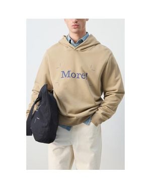 Mango X Fantastic More! Graphic Hoodie - Natural