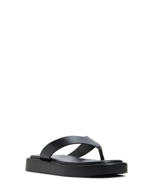 ALDO Buena Platform Flip Flop - Black