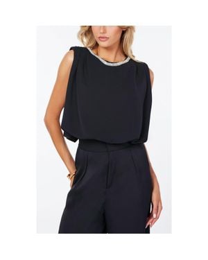 Bishop + Young Monroe Bubble Hem Top - Black