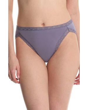 Natori Bliss Cotton French Cut Briefs - Blue