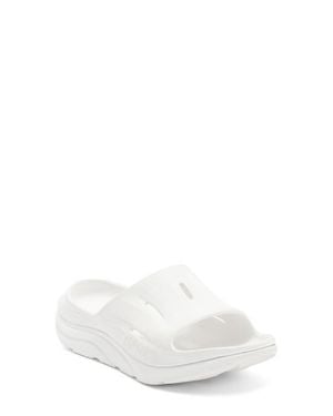 Hoka One One Gender Inclusive Ora Recovery Slide 3 Sandal - White
