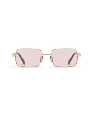 Quay Dnd 55Mm Square Sunglasses - Pink