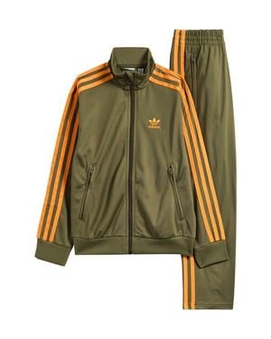 adidas Kids' Firebird Recycled Polyester Track Jacket & Pants Set - Green