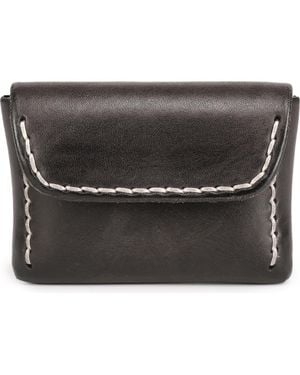 Old Trend Canna Genuine Leather Compact Card Holder - Black