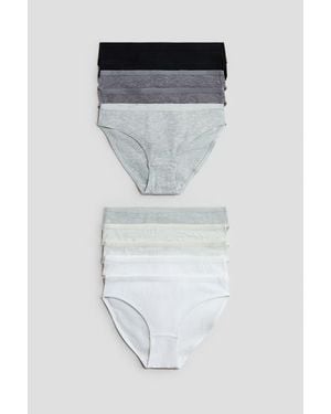 H&M 10-Pack Cotton Briefs - Black