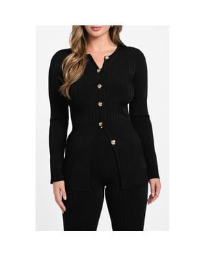 Marciano Janet Rib Cardigan - Black