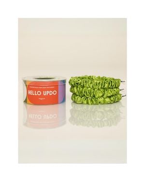 Hello Updo Flora Silk Scrunchie Set - Multicolor