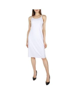 Memoi Bonded Cami Slip - White