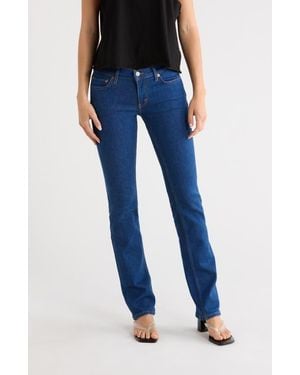 RE/DONE The Lean Low Rise Flare Jeans - Blue