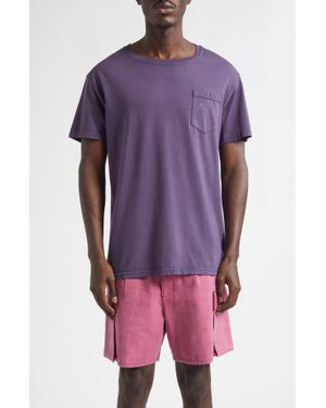 Noah Core Logo Pocket T-Shirt in Blue for Men | Lyst