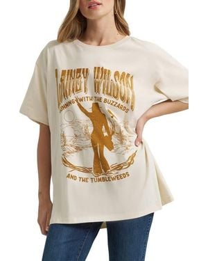 Wrangler X Lainey Wilson Oversize Graphic T-Shirt - Natural