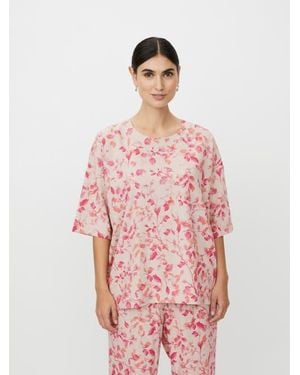 Masai Madegana Floral Print Top - Pink