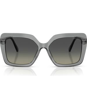 Swarovski 57Mm Butterfly Sunglasses - Gray