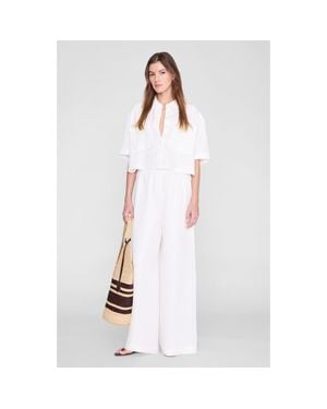 Anine Bing Edith Shirt - White
