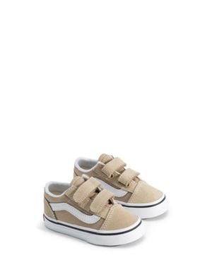 Vans Kids' Old Skool V Sneaker - White