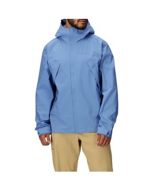 Marmot Precip Eco Pro Waterproof Hooded Jacket - Blue