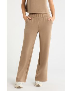 Mpg Dreamweave Relaxed Straight Leg Pants - Brown