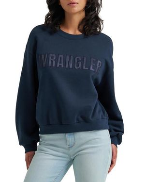Wrangler Graphic Crewneck Sweatshirt - Blue
