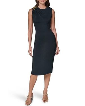 Donna Karan Sleeveless Sheath - Blue
