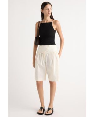MODERN CITIZEN Arlo Cotton Bermuda Short - Natural