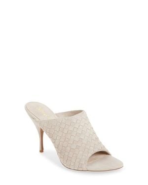 Jeffrey Campbell Bonsoir Slide Sandal - White