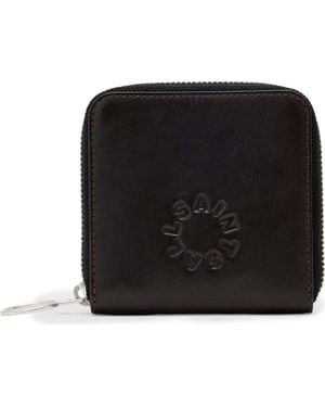 AllSaints Arlo Leather Zip Wallet - Black
